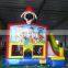 Top quality PVC inflatable castle house /big dog jumping bouncy castle kids toys castle with slide