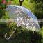 Hook Handle Adult Size 100% Cotton Victorian Lace Parasol for Wedding