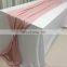 TR041#86 dusky pink crepe de chine ding restaurant table runner for square tables