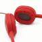 wired cheap and good quality  red airline headset headphone