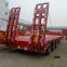 Good price 3 axle wide load low bed trailer for oversize machinery haulage low loader trailer