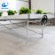 Height 70cm ebb and flow metal rolling bench greenhouse table
