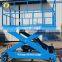 7LSJY Shandong SevenLift manual operated mobile freight scissor lifter lifting platform