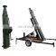 18m 30kg payload security cameras mobile surveillance trailer manual mast