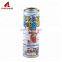 CMYK print clearly empty paint aerosol cans
