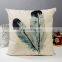 Wholesale Custom  Pillow Case Printed cotton Linen Pillow Covers For Home Decor