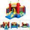 Multifunction Nylon Fabric Inflatable  Bouncy House Inflatable with Slide , Small Jumping Castle With Water gun For Kids