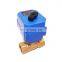 CTF001 series mini inlet electric ball  manual control 2-way electric water valve flow control