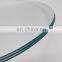 Modern Style Clear Tempered Round Glass Top for Coffee Table