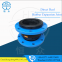 Single ball rubber expansion joint, pipe connection