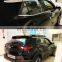 Chrome door visor side window deflector shade sun rain shield silver strips guard for Kia kx1