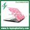 Hottest lovely pink shell case cover for Macbook Air 11/13" plastic protective case cover for Macbook Air/Pro 11" 13" 15"