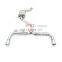 Stainless Steel Pipes for Volkswagen Scirocco R srt exhaust cat back with quad double tip