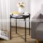Living Room Set Multi-functional Furniture Console Table Modern With Metal Iron Legs