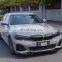 Hot selling carbon fiber single slat gloss black front grille for BMW 3 series G20 G28 carbon fiber grille