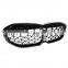 2019+ F40 Glossy Black + Front Grille For BMW 1 Series F40 Diamond Style Front Bumper grill Car Accessories