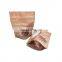 Fast Shipping zip lock three-side sealing aluminum foil flat pouch smell proof packing bag for food packaging