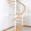 China factory supplier cast wrought iron spiral stair used wood spiral staircases