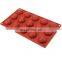 Round half ball shape silicone mould chocolate mold for chocolate and fondand