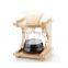 Bamboo Coffee Dripper Stand holder rack easy assembling