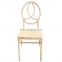 Customized stackable leisure banquet hall hotel dining metal chair leg