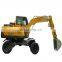 HW-75J Strong power wheel excavator used cheap excavators for sale in South Africa
