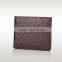 High Quality Brown color Genuine Real Ostrich leather SIM card slot Small Wallet for men