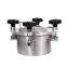 Sanitary Stainless Steel SS304 Tank Manway Door Round manhole cover with Pressure