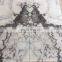 Polished white marble wall panels marble stone wall facing