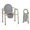 Commode Chair - Hospital Eldery People Manual Foldable Commode Chair Wheel Chair