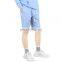 Hot sale custom casual wear mens sweat pant cotton unisex shorts set slim chino sweatsuit shorts