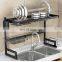 Over The Sink Kitchen Organizer Storage Rack Iron 3 Tier Dish Drying Rack Dish Drainer Rack Plate Storage Shelve