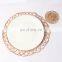 New Wicker Rattan Placemat, Flower Pattern Rattan Wall Decoration Beautiful Woven wall decor basket