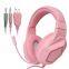 HDERA High Quality Wired Headphones Popular Style Computer Earphones With Microphone HD807