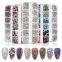 Nail K9 high-end nail enhancement glass diamond crooked heart fat square light pink blue authentic crystal diamond high transparency explosive flash nail accessories