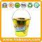 3L/5L/8L Customized Heineken Galvanized Tin Ice Bucket With Double Sides Printing and Handle For Beer