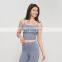 Summer New Side Fold Design Yoga Tank Top Ladies Gym Training Sportswear Sleeveless Vest Women Fitness Clothing