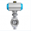 AW  Pneumatic flanged butterfly valves    D673W-25P