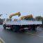 Dongfeng on-board lifting and transportation vehicle equipped with a 5-ton crane