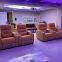 Villa living room leather electric sofa home theater electric multi-functional audio-visual room sofa combination