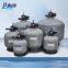 Outdoor Top Mount Fiberglass Sand Filter with 7 Way Port Valve Different Sizes for Water Treatment