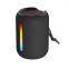 Fabric Cover Outdoor Wireless Speaker Wonderful Rgb Light Effect Heavy Bass Waterproof Speakers
