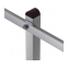 Patio Furniture Shelving LDPE Domed square Tube End Plug Insert Cap SQDM SQDS Series