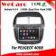 Wecaro Android 4.4.4 touch screen in dash 8" car dvd player for peugeot 4008 car radio navigation system