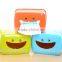 plastic napkin box with smile design