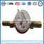Brass body single jet mechanical water meter,hot water mfeter
