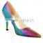 Hot Design Italian Women High Heel Dress Shoes All Kinds of Women High Heel Shoes Colorful Shoes for Women
