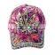 New Design Sport Cap With Multi Colored Flower