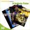 3d lenticular superstar poster 100% manufactory 3d poster