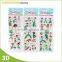 2015 fashion customized toy gifts 3D adhesive puffy stickers for kids